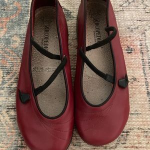 A’rcopedico Red Ballet Flats - size 42